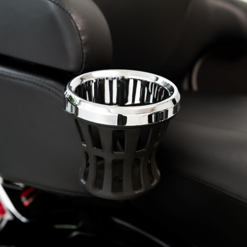 CIRO 50003 Drink Holder (Chrome for Harley-Davidson Models) 1