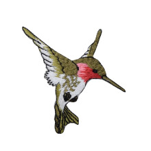 Hummingbirds Brodeerattu silitettv laastari (Hummingbird12)