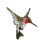 Hummingbirds Broderet Iron-on Patch (Hummingbird12) 1