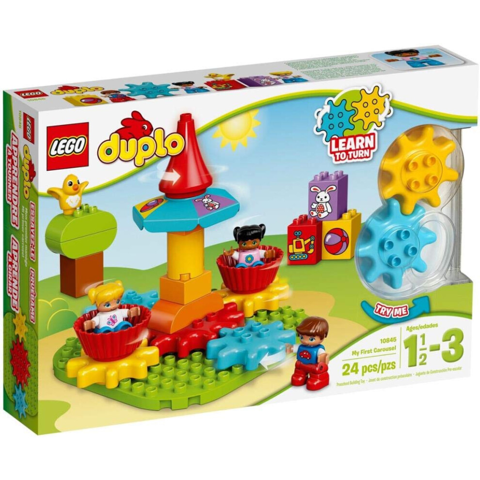 Lego Duplo Mijn Eerste Draaimolen 10845 Educatief Speelgoed Grote Bouwblokken-image