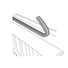 Bak Industries Parts-326A0004 Service Kit-Bulkhead Seal-tyk ribbed-3/4in. X 65in.