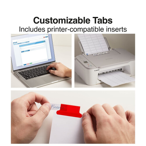 Staples Staples 462754 Big Tab Insertable Paper Divider 8-Tab Multicolor (13492/11123) 2