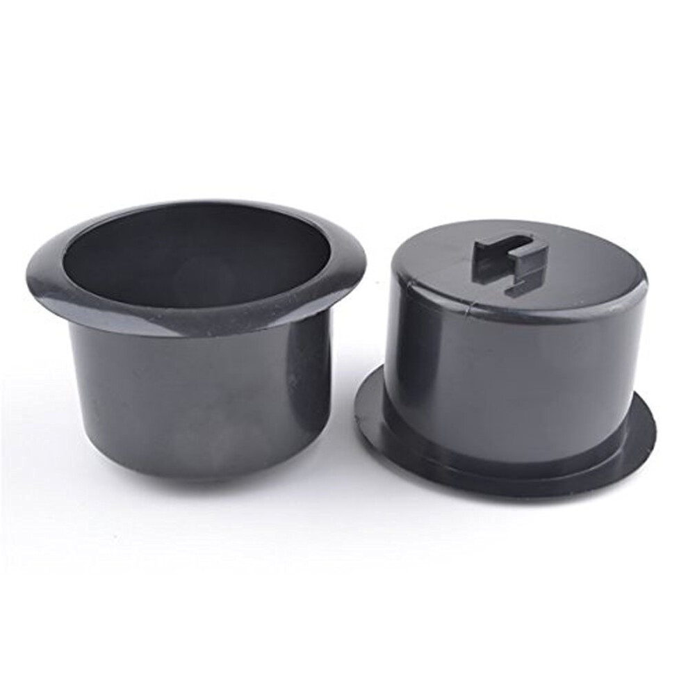 Luzen 2 Pcs Plastic Recliner-Handles Replacement Cup Holder Insert For Sofa Boat Rv Couch Recliner Car Truck Poker Table Black 739340566258
