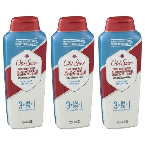 Old Spice Old Spice High Endurance Pflegeshampoo und Duschgel - 532 ml