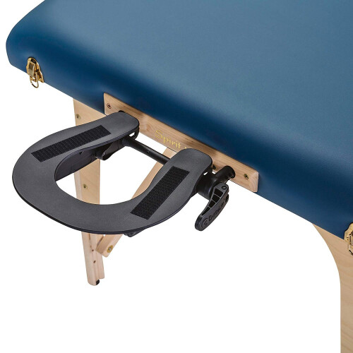 EARTHLITE Cradle per Massaggio REGOLABILE DELUXE - Supporto per Testa con Cuscino, Blu Mistico 1