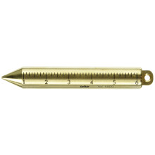 Fil     plomb cylindrique SAE/m   trique en laiton massif de 20 oz de Crescent Lufkin - 590GMEN, noir