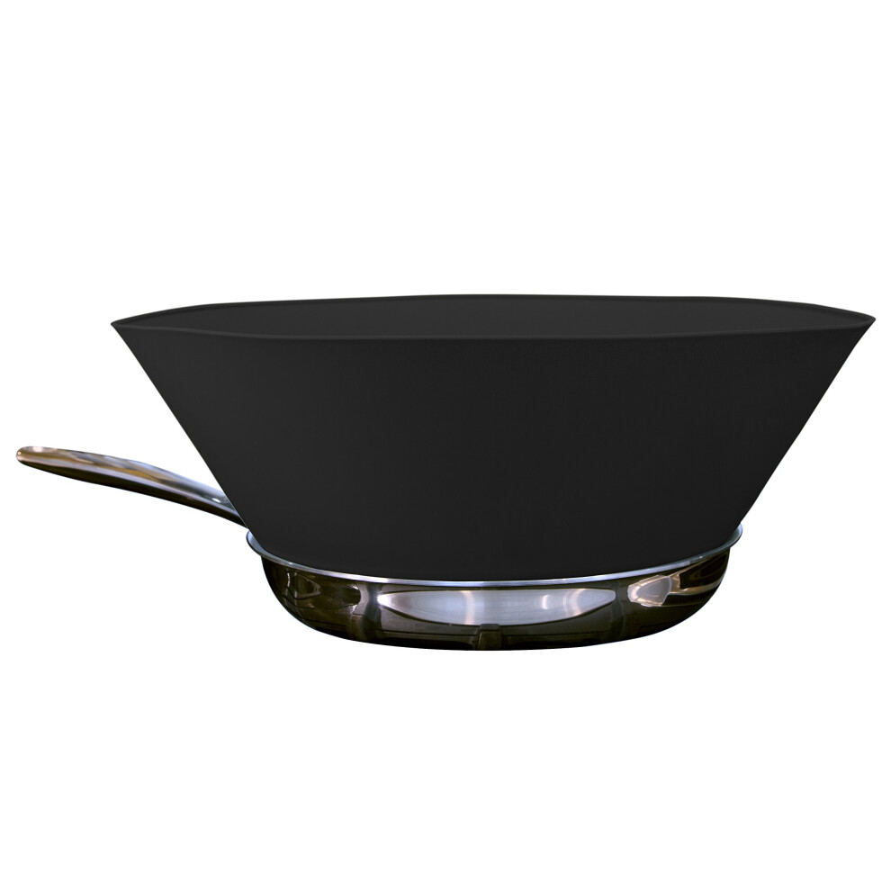 Protector Contra Salpicaduras Frywall 10 Medium Black, Como Se Ve En Shark Tank-image