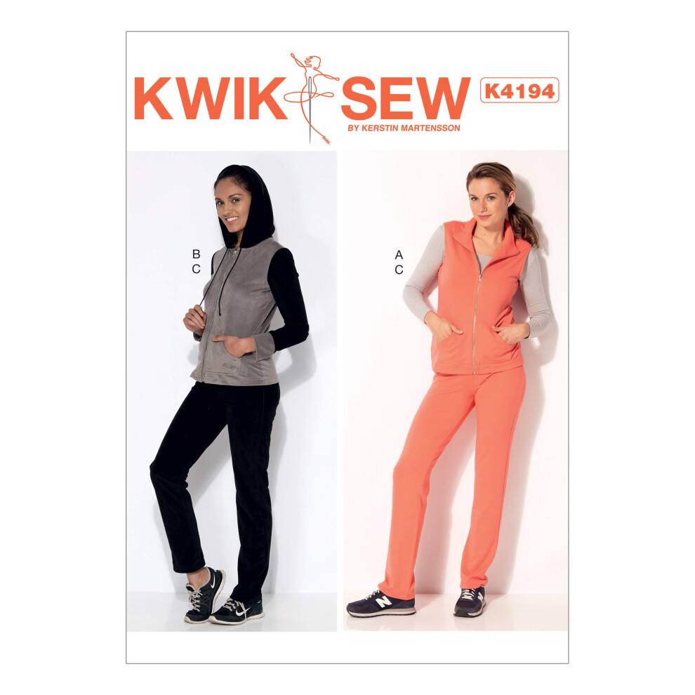 Veste     col montant pour femme Kwik Sew K4194 de McCall Pattern Company