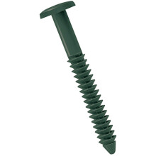 Ekena Millwork LVSL0008FG 3 """" Lifetime Vinyl Shutter-Lok's Forest Green (8/taske) 8 Count