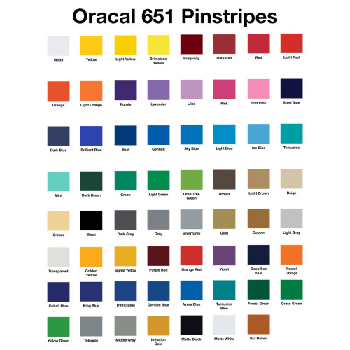 ORACAL 651 vinyylinen raidoitusteippi - raitatarrat - tarrat raidoitukseen - 1/4"" violetti 1