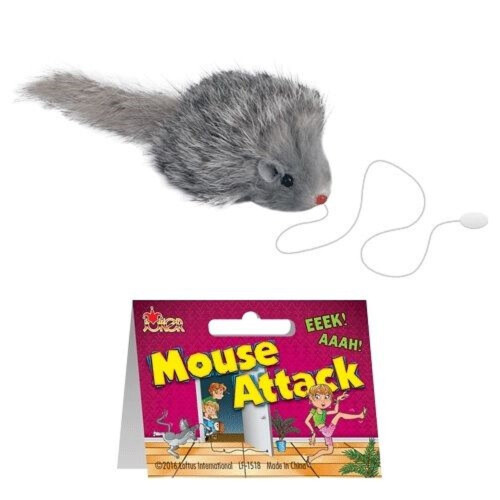 Loftus Mouse Attack Vtipn    darcekov    vtip s mouse gagom, 2,5"", sivo-biely
