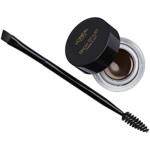 L'Oreal Paris Brow Stylist Frame & Set, Ζεστό Καφέ, 0.08 oz.