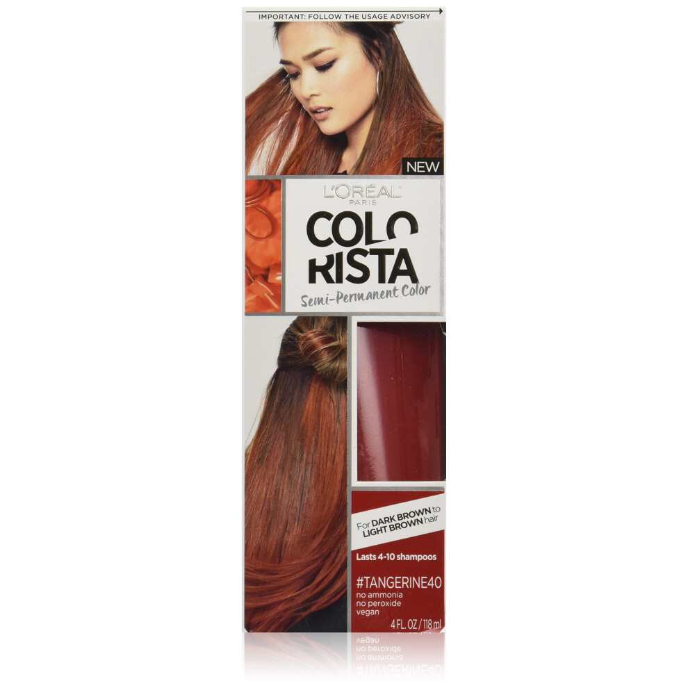 New L’oréal Paris Lor?Al Paris L'or?Al Paris Colorista Semi-Permanent Hair Color For Brunettes Tangerine 653276