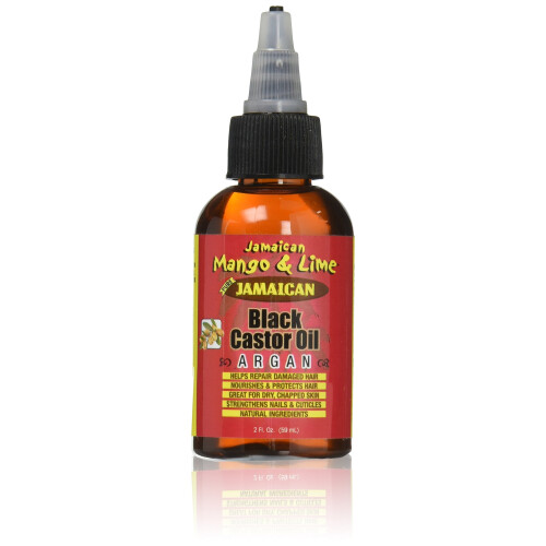 Jamaican Mango & Lime Μαύρο Λάδι Καστόρ, Argan, 2 Fl Oz