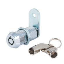 FJM Security 2400AXLKA Buisvormig Cam Lock met 112 Cilinder en Chromen Afwerking Gelijksluitend