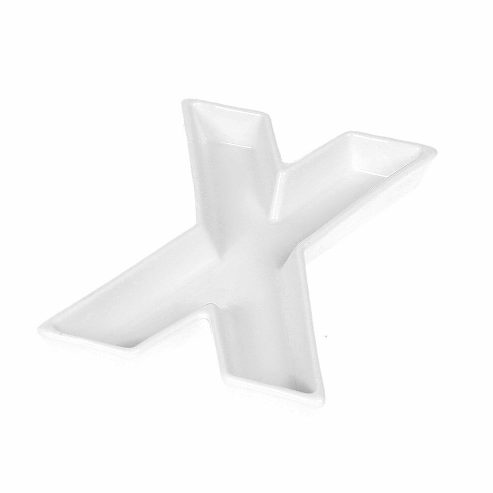 Coffeezone Piatto Per Caramelle Con Lettere In Porcellana E Piccoli Piatti Per Noci Parte-image