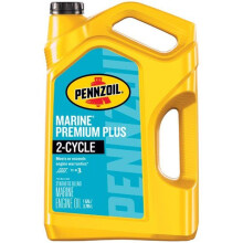 Pennzoil Marine Premium Plus 2-Takt-Öl für Außenbordmotoren, NMMA Tc-W3, 1 Gal