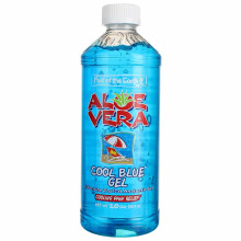 Fruit of the Earth Aloe Vera Gel  Cool Blue  20 Ounce