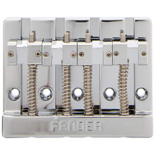 Fender HiMass 4-strngad basbromontering med mssingsadlar - krom