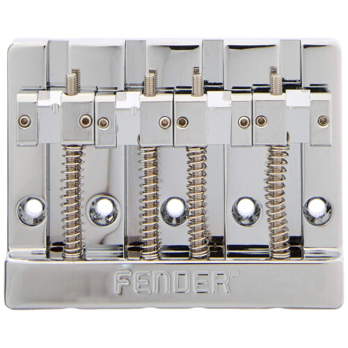 Fender Fender HiMass 4-strngad basbromontering med mssingsadlar - krom