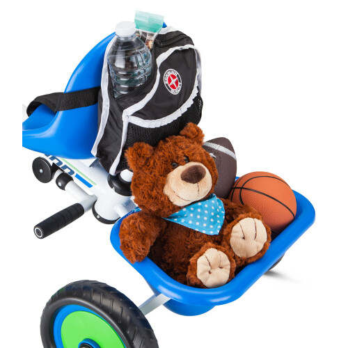 Schwinn Easy Steer Ποδήλατο για Μωρά, Τρίκυκλο με Αφαιρούμενη Λαβή, Μπλέ 2