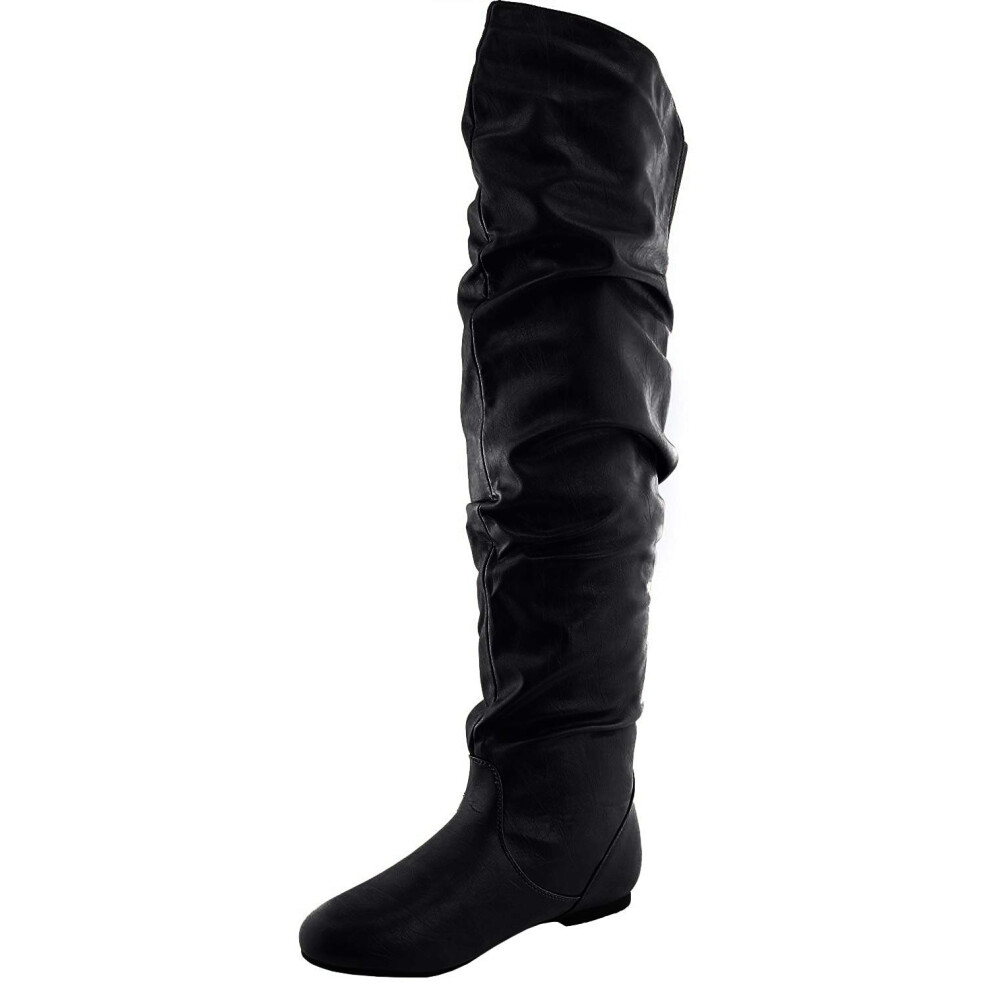 Nature Breeze Vickie - Cuissardes extensibles pour femmes - Noir - Pu 6