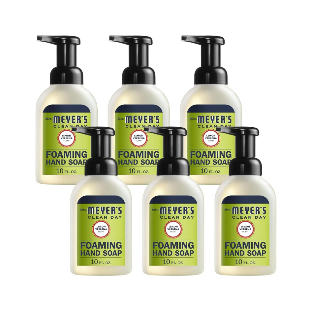 Meyer-&-Meyer-Sport-(Uk)-Ltd Mrs. Meyer's Foaming Hand Soap Lemon Verbena 10 Fl Oz (Pack Of 6)