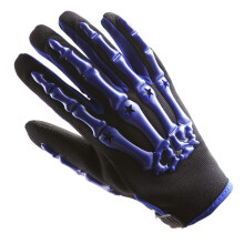 1Storm Motocross-Handschuhe fr Erwachsene, Motorrad, BMX, MX, ATV, Dirt Bike, Fahrrad, Skelett-Fahrradhandschuhe, Blau