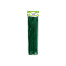 Krafty Kids GC024E 40 buca?i de cura?at ?evi de chenille, 6 mm pe 12 inchi, verde Hunter