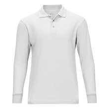 Premium Wear Men's Long?rmet Polo Shirts - Put Guard Polo Shirts For Men - White - 3x -Large