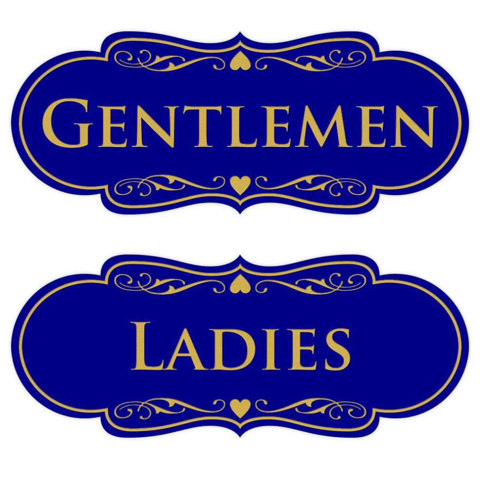 Designer Da Uomo (Confezione Da) 3-1/2" X 9" - Large Blue/Gold-image