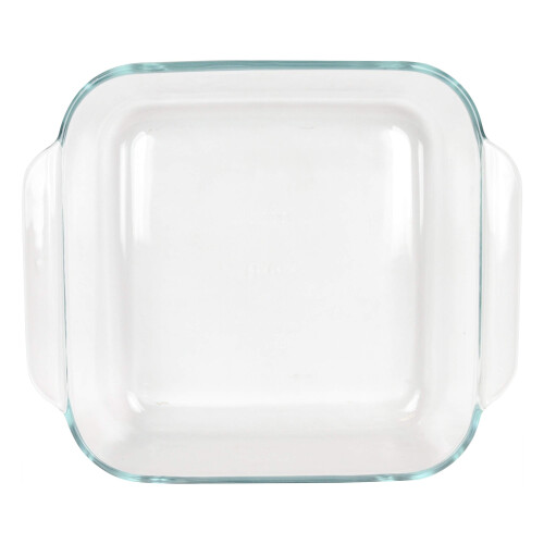Pyrex Pyrex 8"""" Square Baking Dish with Blue Plastic Lid 2