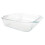 Pyrex Pyrex 8"""" Square Baking Dish with Blue Plastic Lid 2
