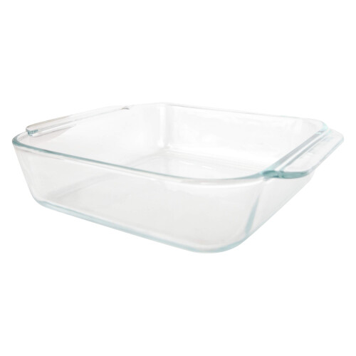Pyrex Pyrex 8"""" Square Baking Dish with Blue Plastic Lid 1