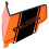 Niedrige Windschutzscheibe fr Polaris Snowmobile mit gestreiftem Logo 1