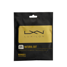 Luxilon Natural Gut 125 Tennis String - Set White