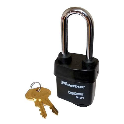 Master Lock Keyed Padlock  Different  2-1/8W
