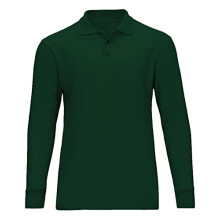 Prmium viselet frfi hossz ujj plk - Stain Guard plk frfiaknak - Hunter Green - Kzepes