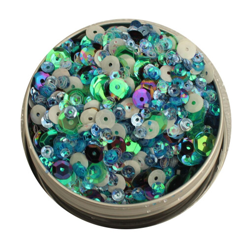 Buttons Galore and More Party Time Sequin Tin