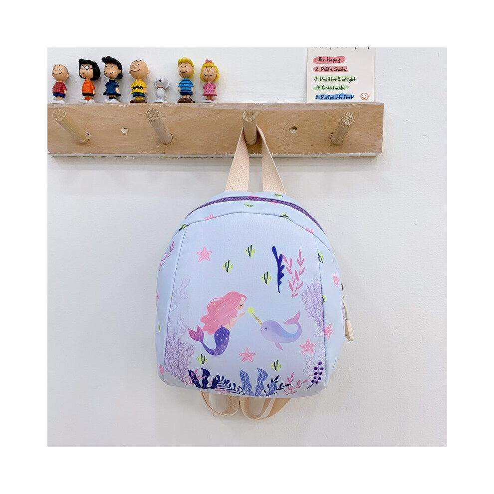(Purple Mermaid) Adorable Stylish Kindergarten Backpack Kid Trendy Minimalist Design Functional-image-OPC-PG9F8MT-NEW
