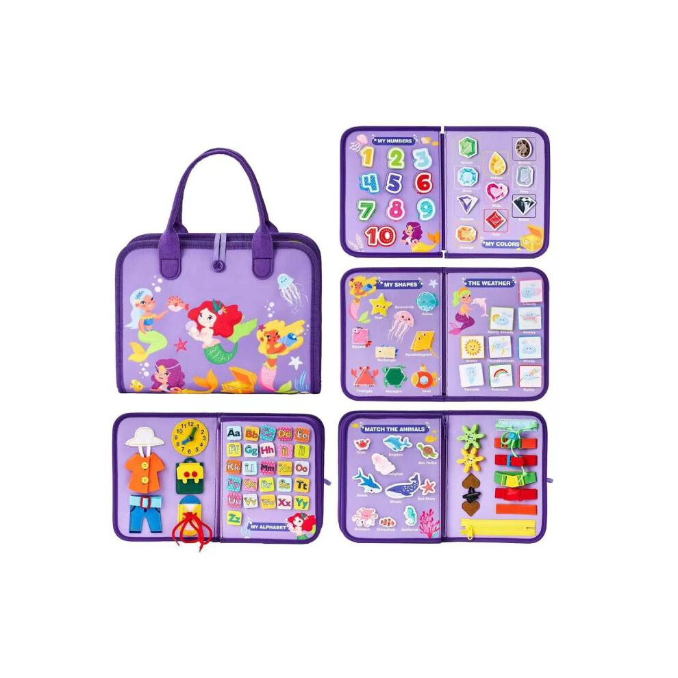 (Style B) Busy Felt Be Board Children Educational Toy Learning Action Educational Gift
