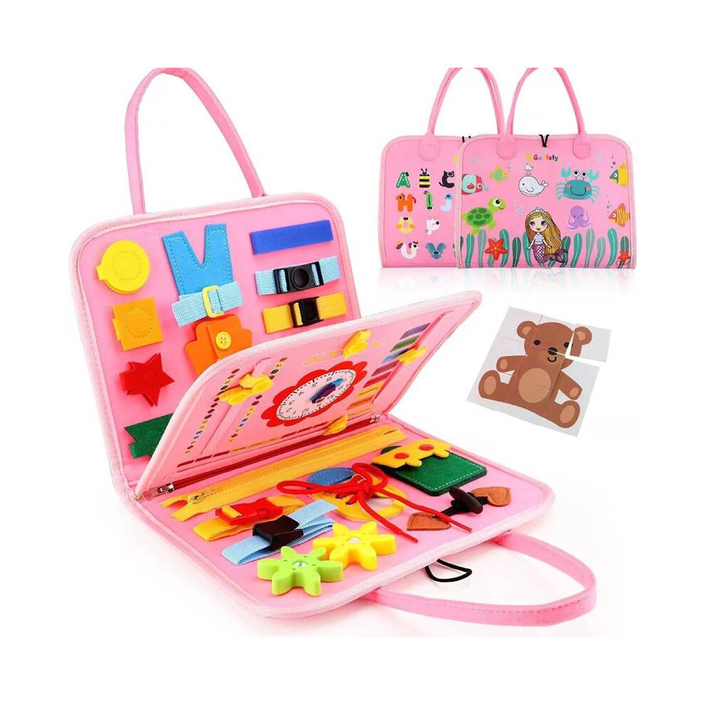 (Style F) Busy Felt Be Board Children Educational Toy Learning Action Educational Gift