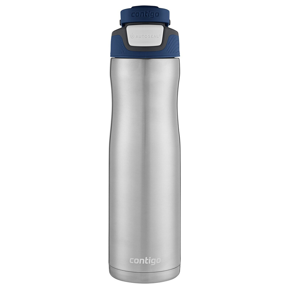 Contigo Steel Water Bottle  24 oz  SS Monaco