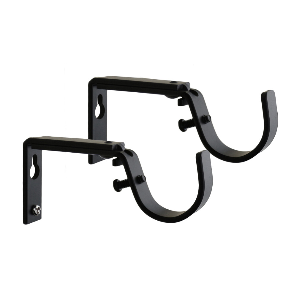 Zestaw Meriville 2 Czarnego Wspornika Preta Zaslony Dla Preta 1/4-Calowego-image