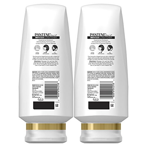 Police Pantene Conditioner με Έλαιο Αργκάν για Έλεγχο Φριζαρίσματος, Λείο και Απαλό, 24 Fl Oz (Pack of 2) 1