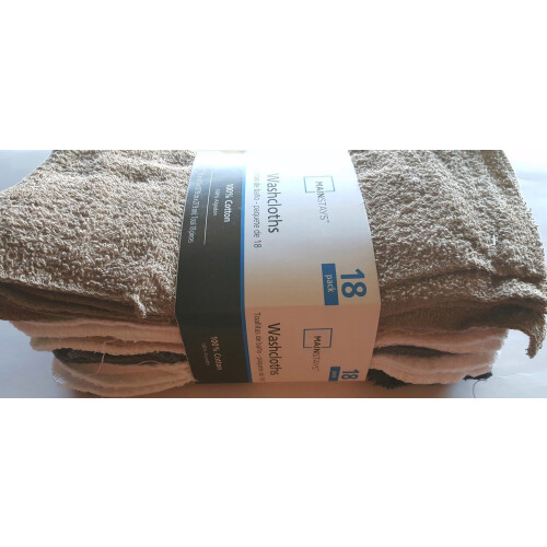 Mainstays 18pk vaskeklud 2