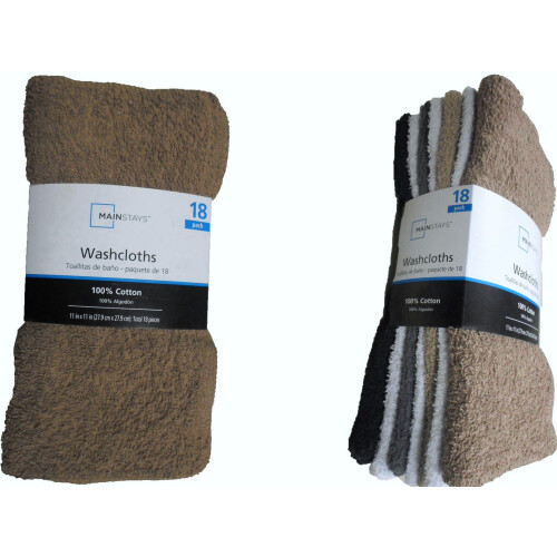 Mainstays 18pk vaskeklud