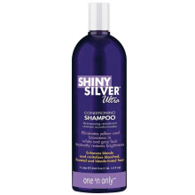 One 'n Only Shiny Silver Ultra Conditioning Shampoo stellt die glnzende Helligkeit von weigrauem, gebleichtem, matten oder blond getntem Haar wied