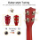 Everjoys Soprano Ukulele Beginner Pack-21 Inch w/Free Online Lesson Gi 4