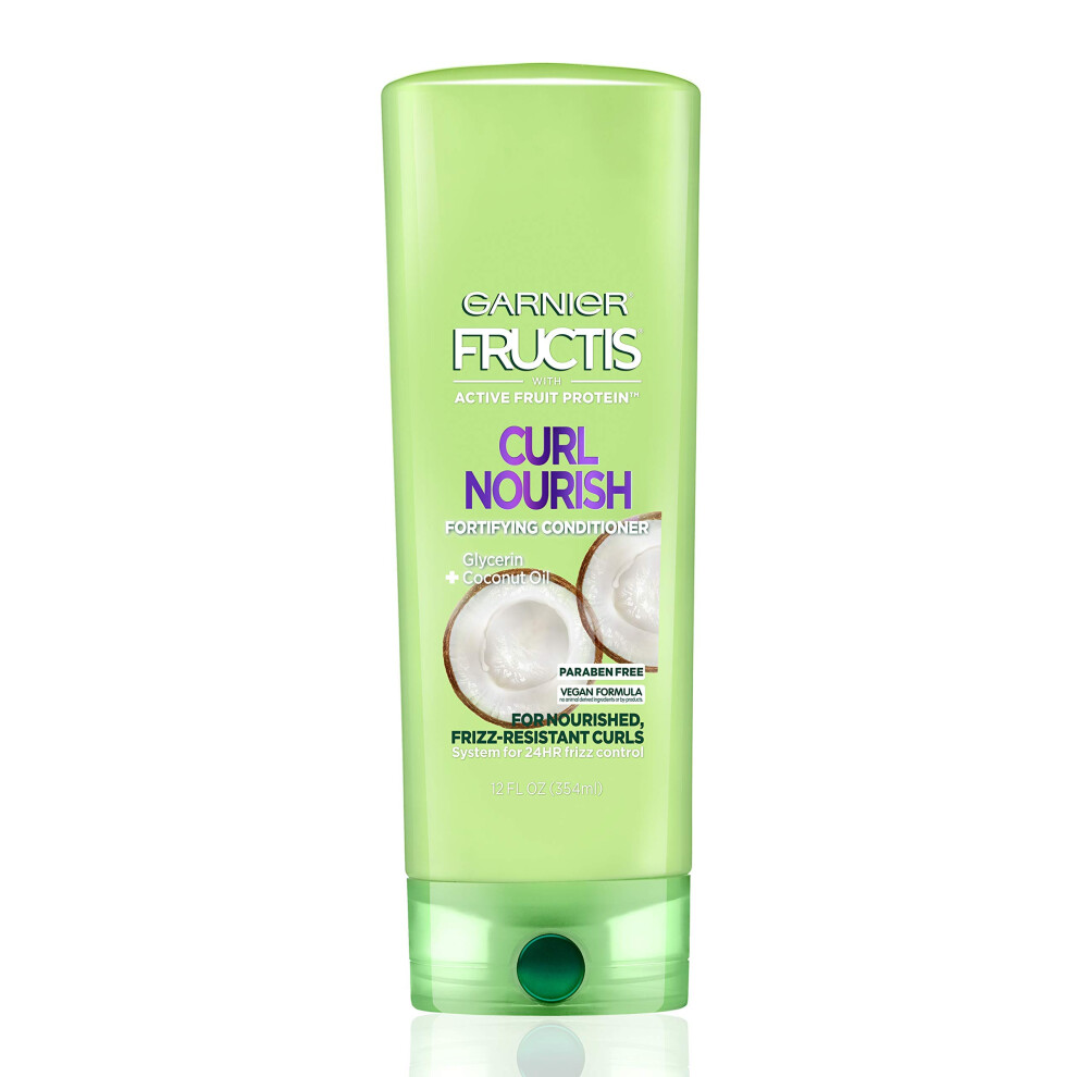 Garnier Hair Care Fructis Triple Nutrition Curl Nourish Conditioner  12 Flu
